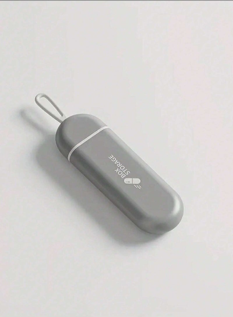 Pill Organizer, Portable Travel Pill Box, Portable Travel Pill Box for Vitamins, Medication, Fish Oil, Supplements - Image 2