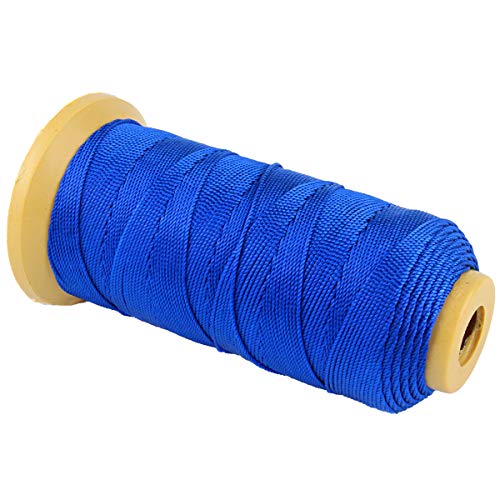 McFanBe 656 Feet Twisted Nylon Twine String Cord for Gardening Marking DIY Projects Crafting Masonry (Blue, 1mm-656 feet) - Image 2
