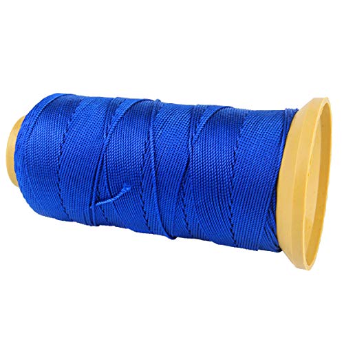 McFanBe 656 Feet Twisted Nylon Twine String Cord for Gardening Marking DIY Projects Crafting Masonry (Blue, 1mm-656 feet) - Image 3