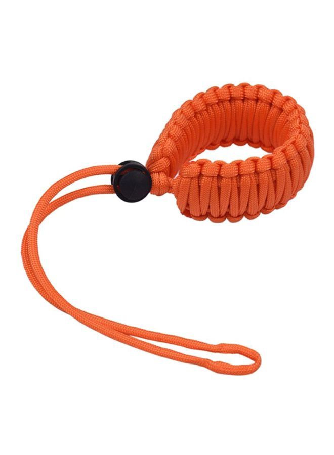 NIBEMINENT Adjustable Paracord Camera Wrist Strap 16inch Orange  - Image 1