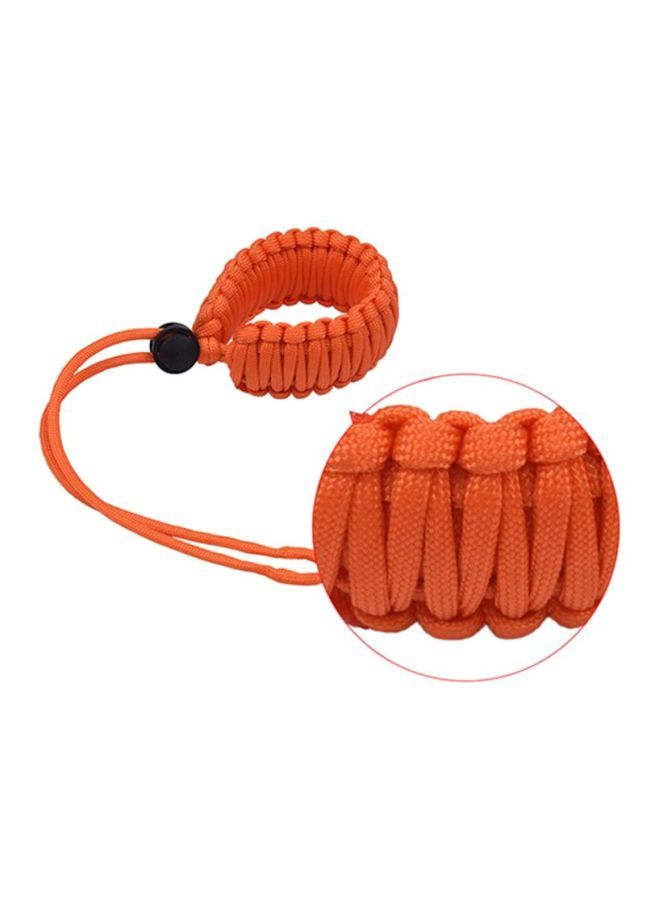 NIBEMINENT Adjustable Paracord Camera Wrist Strap 16inch Orange  - Image 3
