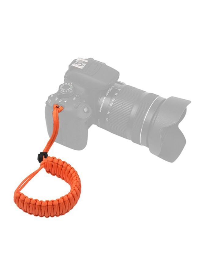 NIBEMINENT Adjustable Paracord Camera Wrist Strap 16inch Orange  - Image 4