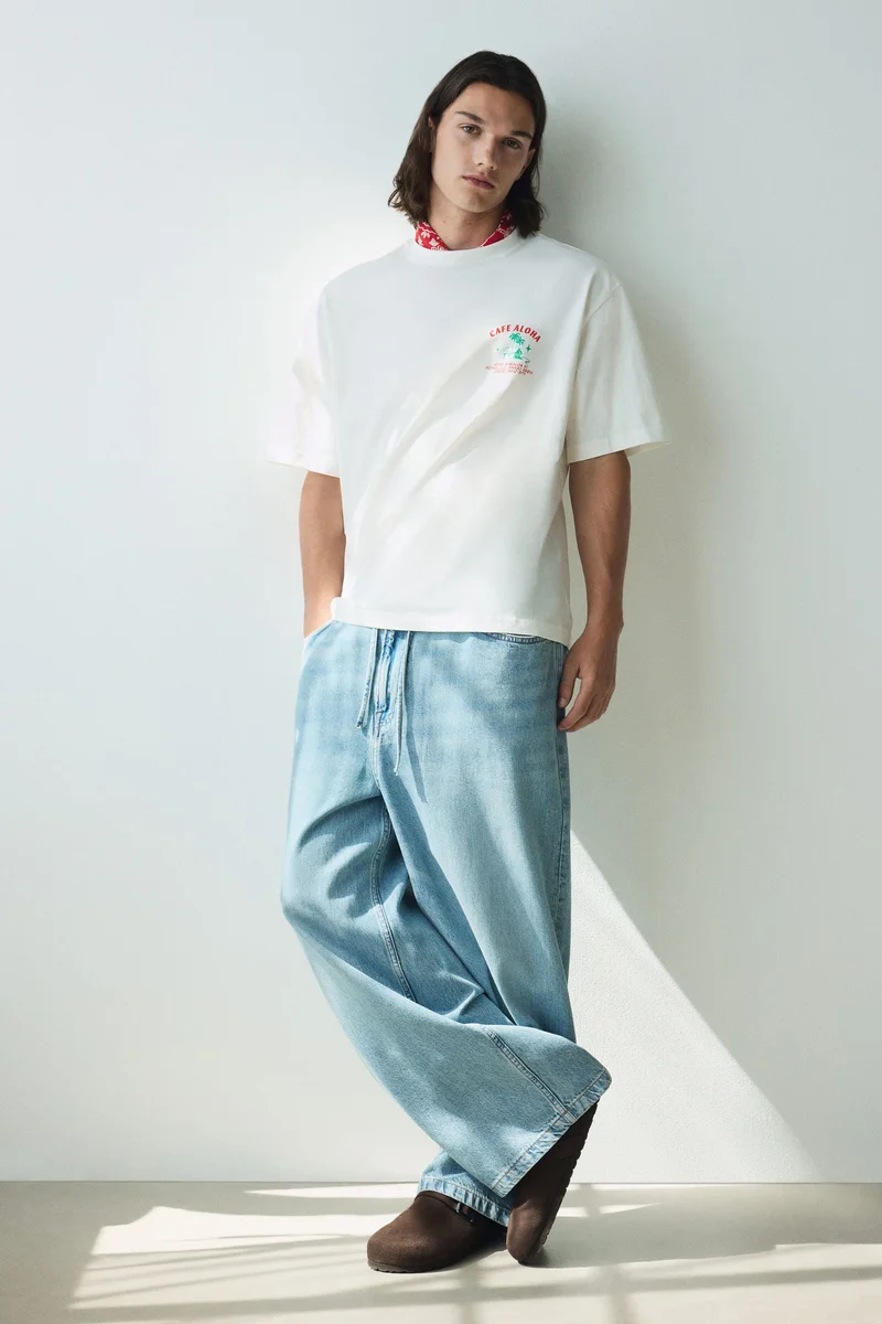 H&M Relaxed Fit Cotton T-shirt
