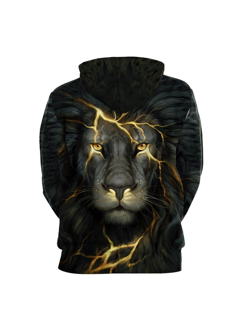 Loquat Squality 3D Printing Long Sleeved Hoodie Men/Women Multicolour - Image 2