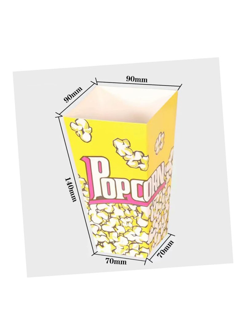 GGOOT Popcorn Paper Bag 50pcs disposable popcorn bag paper food bags movie night supplies cone popcorn bag triangle paper popcorn bag gift box paper bag popcorn box candy container - Image 4