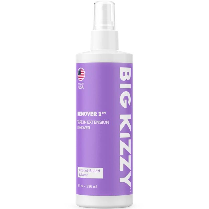 Big Kizzy بخاخ إزالة الإضافات اللاصقة من بيغ كيززي - مزيل 1 (8 أونصات) - الأسرع والأسهل في إزالة اللاصق - متوافق مع جميع لاصقات شعر الإنسان - Image 1