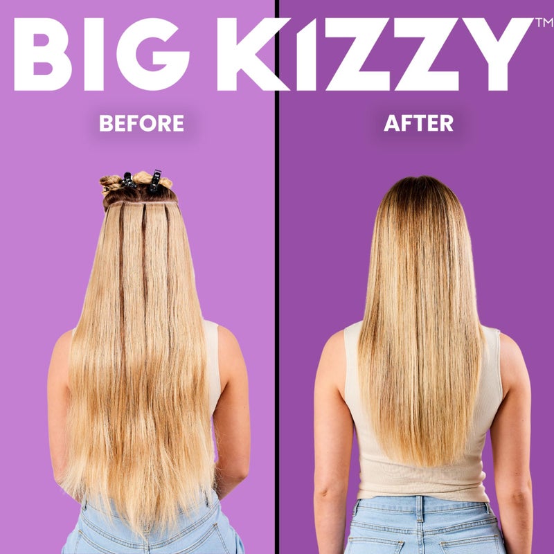 Big Kizzy بخاخ إزالة الإضافات اللاصقة من بيغ كيززي - مزيل 1 (8 أونصات) - الأسرع والأسهل في إزالة اللاصق - متوافق مع جميع لاصقات شعر الإنسان - Image 5