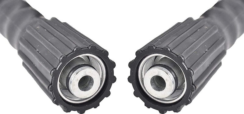 FIELDSTAR خرطوم غسالة ضغط ممتاز حتى 5800 PSI أنبوب بلاستيكي أسود مصبوب (8 متر) (مناسب لـ STARQ و VANTRO و AIMEX و GAOCHENG و AGARO و SHAKTI) - Image 2