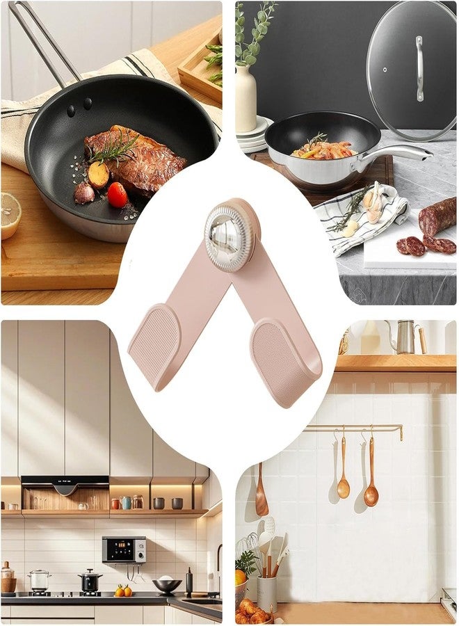 Wisik enterprise Pot Lid Rack Organizer holder for Cabinet Door, Wall With Suction Cup, No Drilling, Adjustable Rotating Arm Design Lids use for home, hotel, kitchen (1 pcs) - Image 4