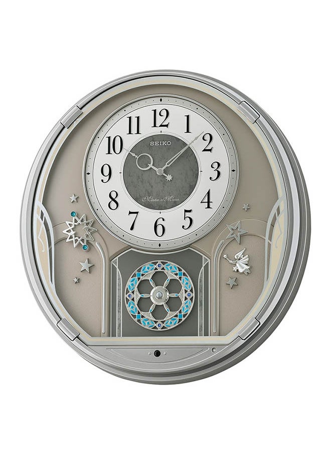 Seiko - QXM375S Analog Wall Clock - Silver/Silver Dial - Image 1