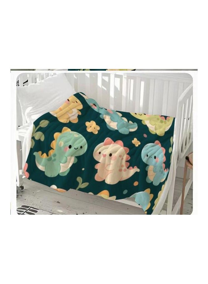general Children's or student cartoon flannel thin blanket (warm and comfortable, suitable for sleep, games) 100cm*150cm - 938 - Image 3