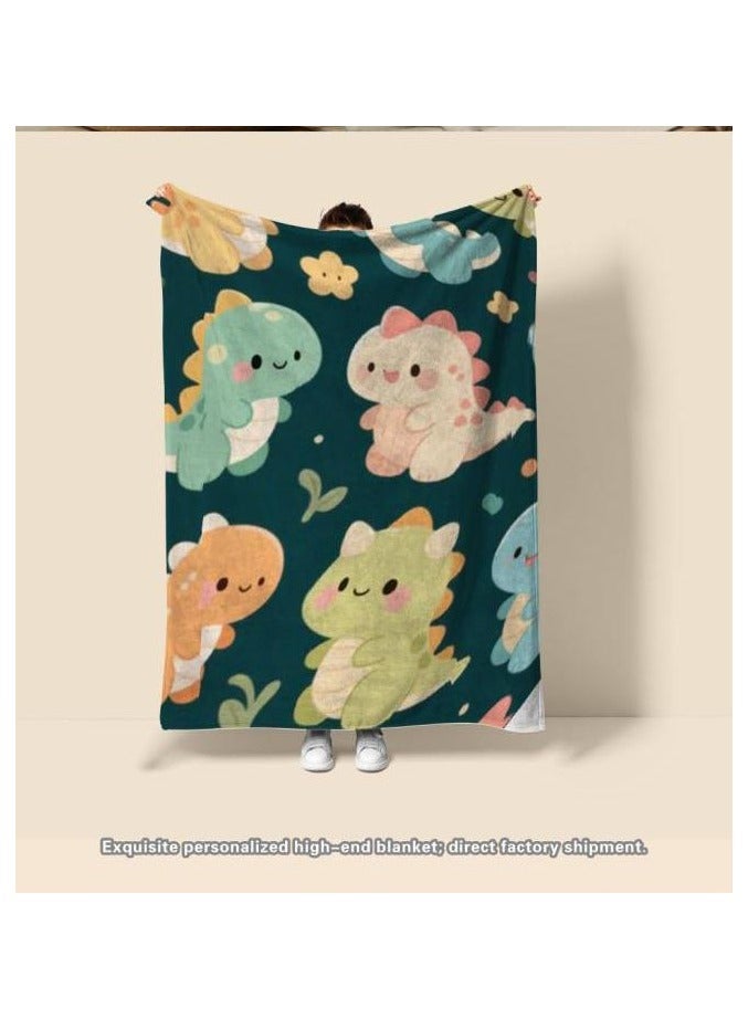 general Children's or student cartoon flannel thin blanket (warm and comfortable, suitable for sleep, games) 100cm*150cm - 938 - Image 4