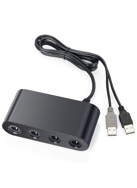 For Nintendo Switch GameCube New Turbo 4 Port GC Gamecube NGC Controller Adapter Converter for Nintend Wii U Switch and PC