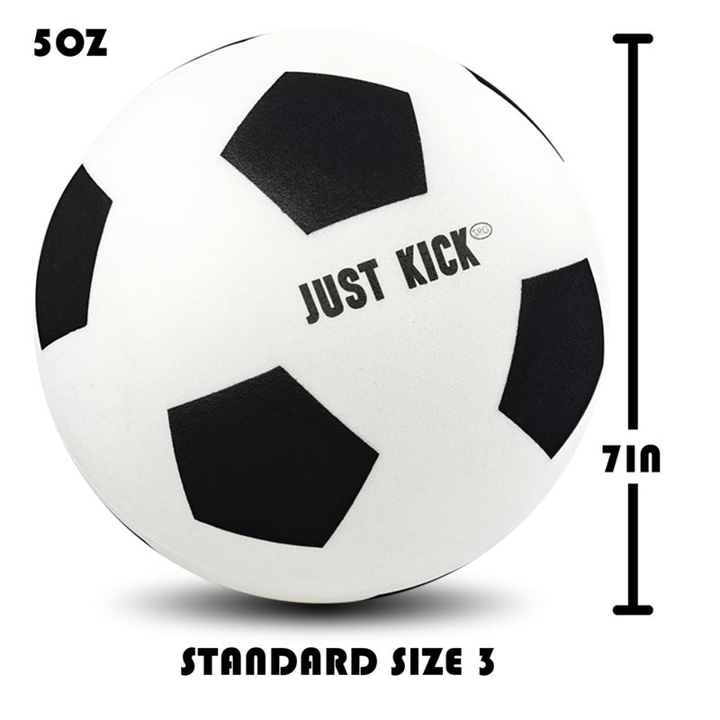 SRG Soft Silent Foam Soccer Ball Size 3 â€“ Indoor Play Ball, Lightweight Quiet Training Ball for Dribbling Practice, Noise-Free House Gift in Premium Box - Image 3