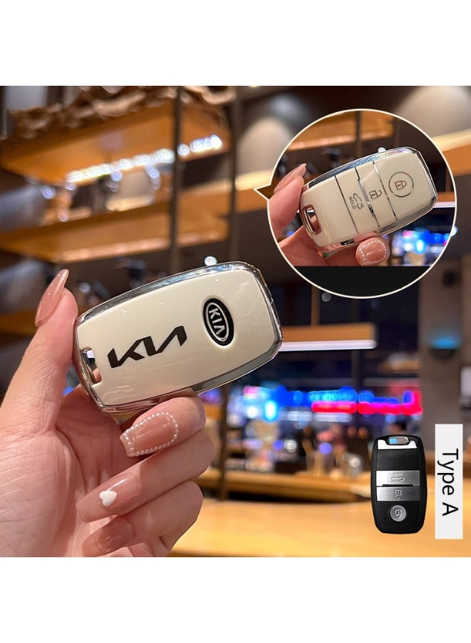 KIA High end car key protection case suitable for Kia K3 Intelligent Run K5/k2/kx3/k4/kx5 Furuidi Lion Platinum Tuojie Yi Run Huan Chi car key shell case - Image 1