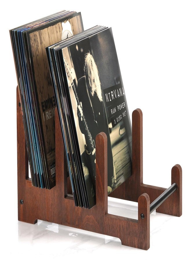 QILICHZ Record Holder,3-Tier Vinyl Record Storage,Up to 60pcs Vinyl Record Holder,Wood Vinyl Storage,Vinyl Record Display,Album Storage For Vinyl Records,Vinyl Record Stand for Record Album Storage - Image 1