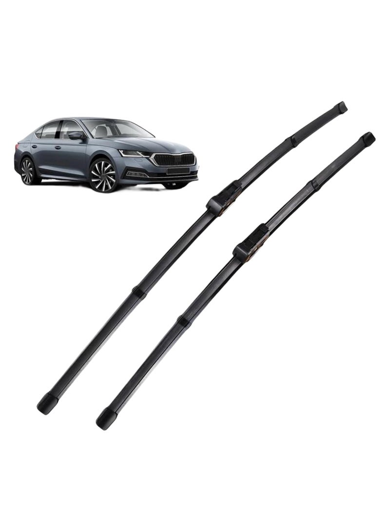 شفرات مساحات الزجاج الامامي لسيارة سكودا اوكتافيا A8 2019-2023 - Image 1