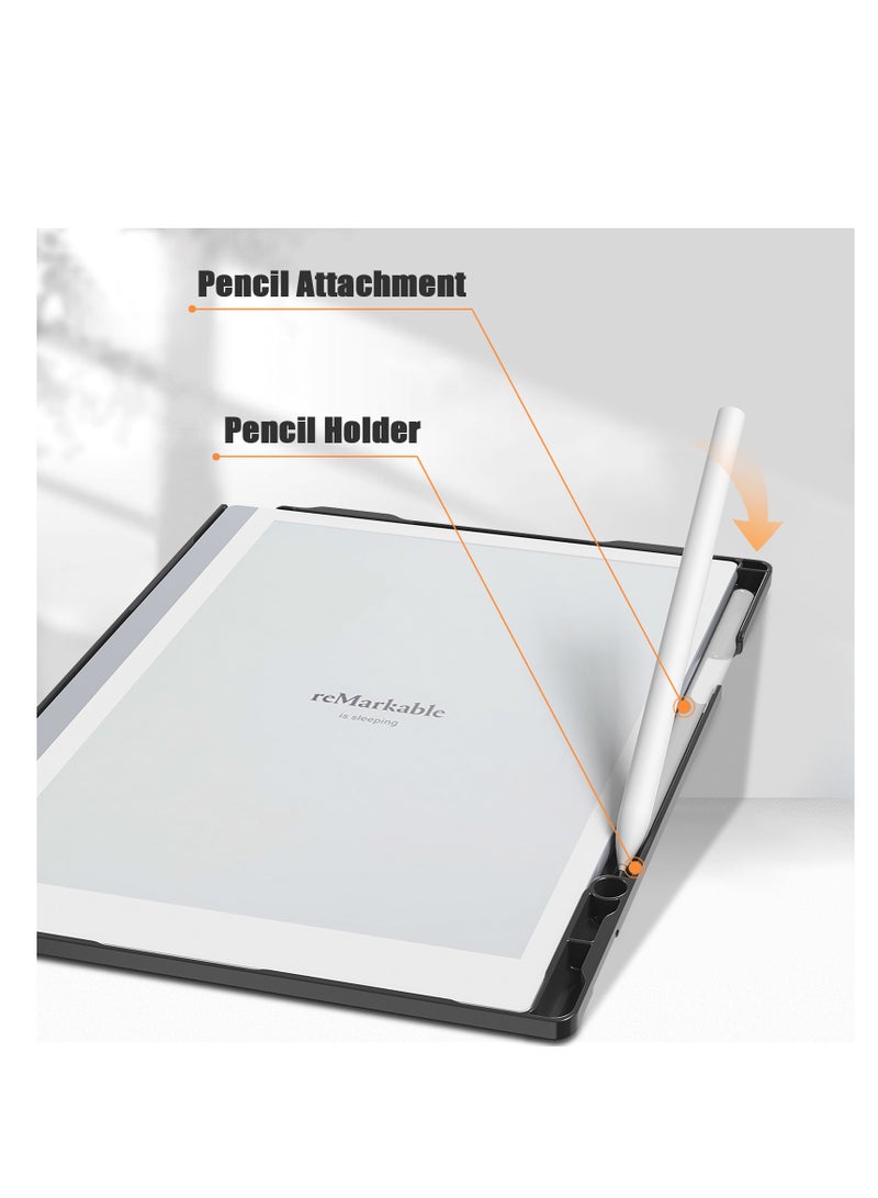 My Choice Folding Case Cover with Pen Slot for Remarkable 2 10.3"- Grey - Image 4