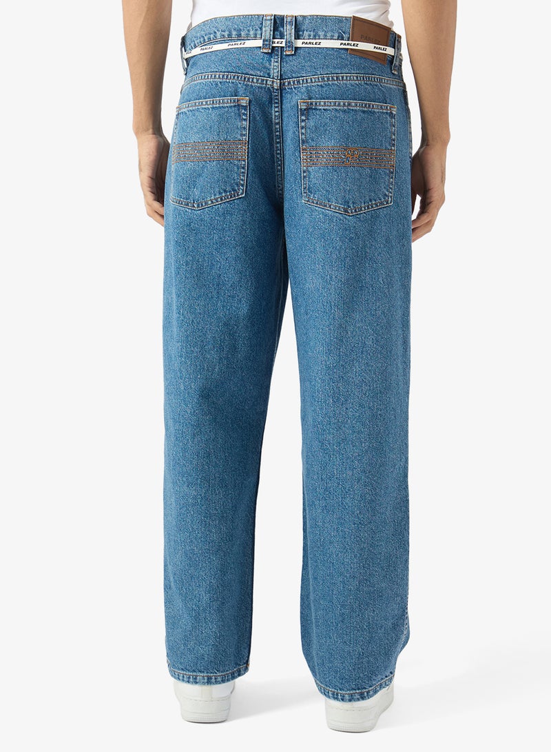 Parlez Indy Denim Jeans Mid Black Wash - Image 3