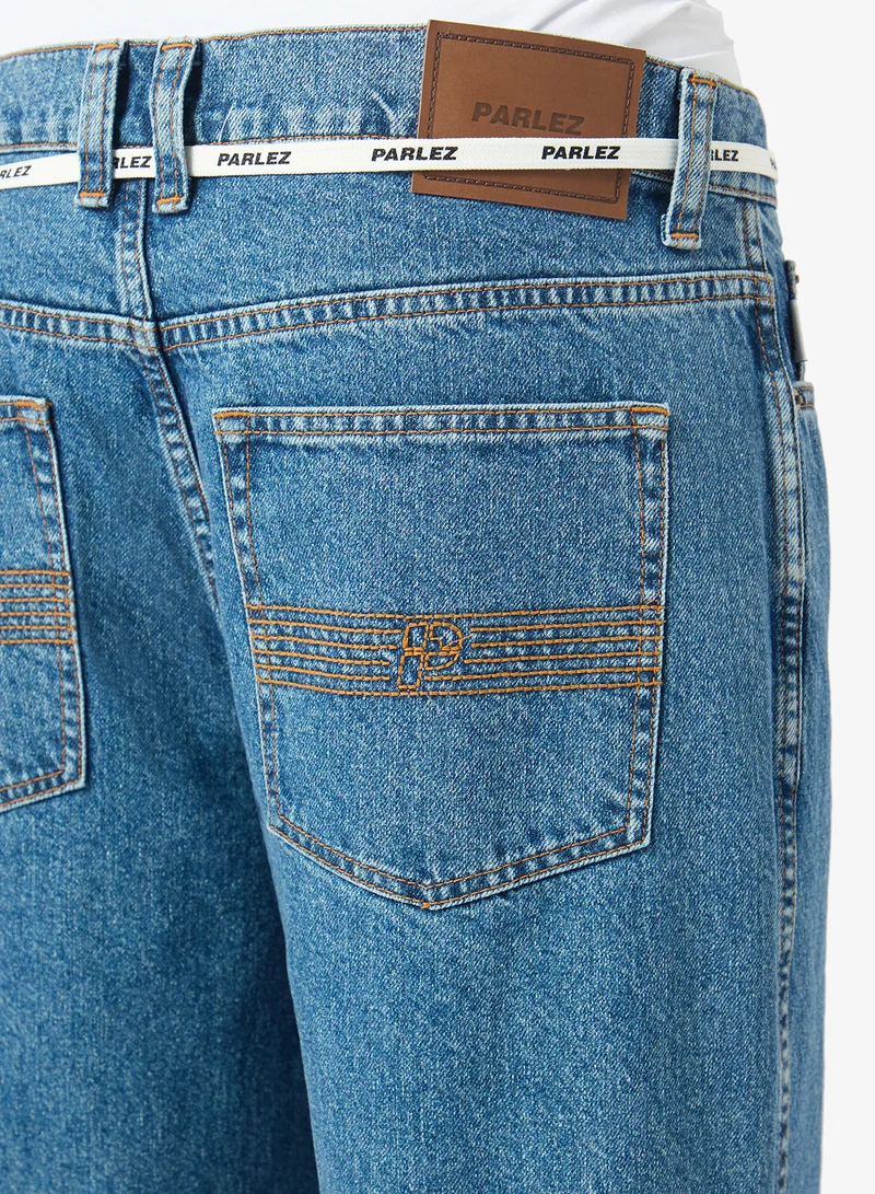 Parlez  Indy Denim Jeans Mid Black Wash for Men | Best Price UAE