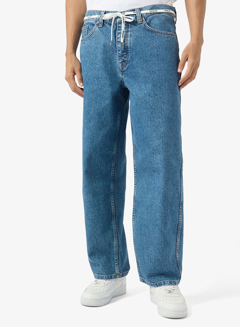 Parlez Indy Denim Jeans Mid Black Wash - Image 1