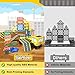 Soyee Magnetic Tiles Magnetic Building Blocks Crane Truck STEM Building Toys for Kids 3 4 5 6 7 8 Year Old Boys Girls Birthday Xmas Gifts - Image 4