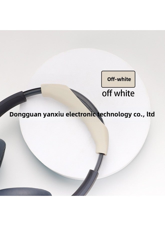 Suitable For SONY SONY WH-1000XM4 Ear Cap Head Beam Cover Skeleton Silicone Earmuffs Earplugs Protective Shell-Color:Skeleton Creamy-white-Model:Sony WH-1000XM4 - Image 1