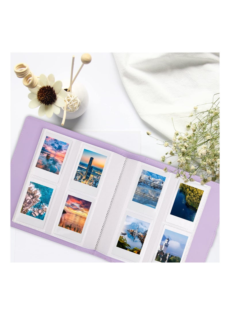 Purple Photo Album for Fujifilm Instax Mini 2x3 Zink Prints Compatible with Mini 11 12 9 90 70 40 8 Instant Film Organizer - Image 5
