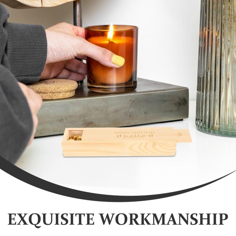 Wooden Pregnancy Test Box With Lid For Memory Keepsake Female Organizer - Image 5