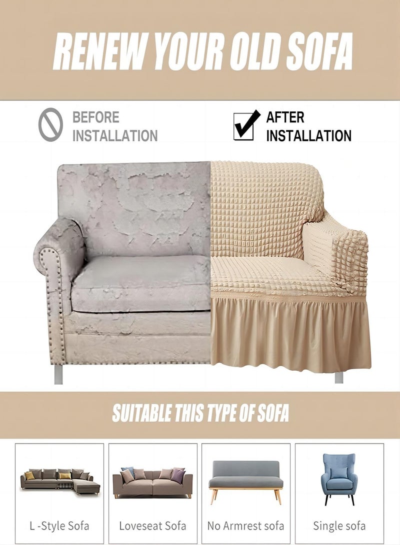 Sharpdo غطاء أريكة أوروبي غير قابل للانزلاق لأربع مواسم - Image 3