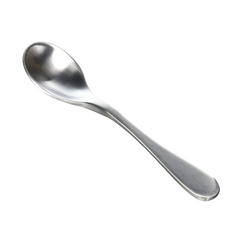 Knork Stainless Steel Demitasse Spoon (Set of 6), Matte Silver, Tiny Coffee-Appetizer Specialty Spoons, Specialty Demitasse - Image 1