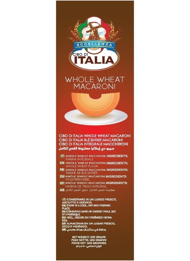 Cibo Di Italia - Macaroni  Whole Wheat  Pasta - Image 1