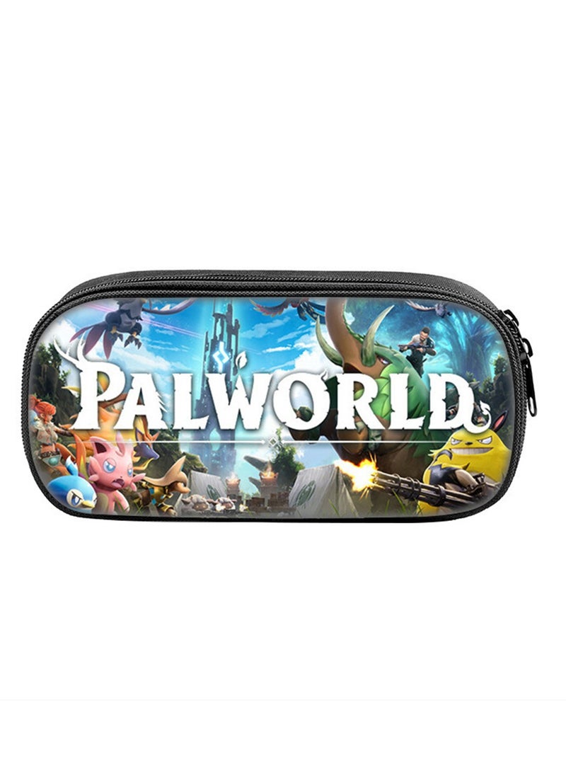 مقلمة فانتوم بيست بالو من Palworld ذات سعة كبيرة حقيبة أدوات مكتبية للطلاب صندوق أدوات مكتبية - Image 1