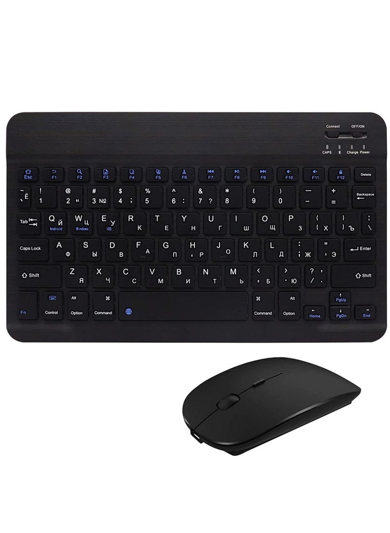 3-System Switch Multi-Language Universal Type Laptop BT Keyboard Mouse Suit  - Image 1