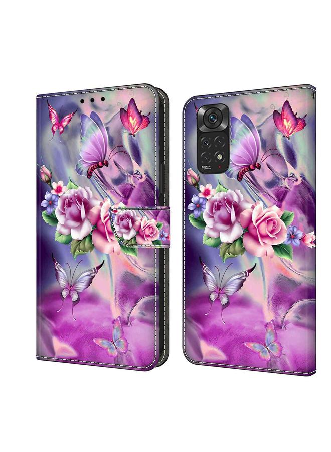 The Bros Case For Xiaomi Redmi Note 11 Global Crystal 3D Shockproof Protective Leather Phone Case