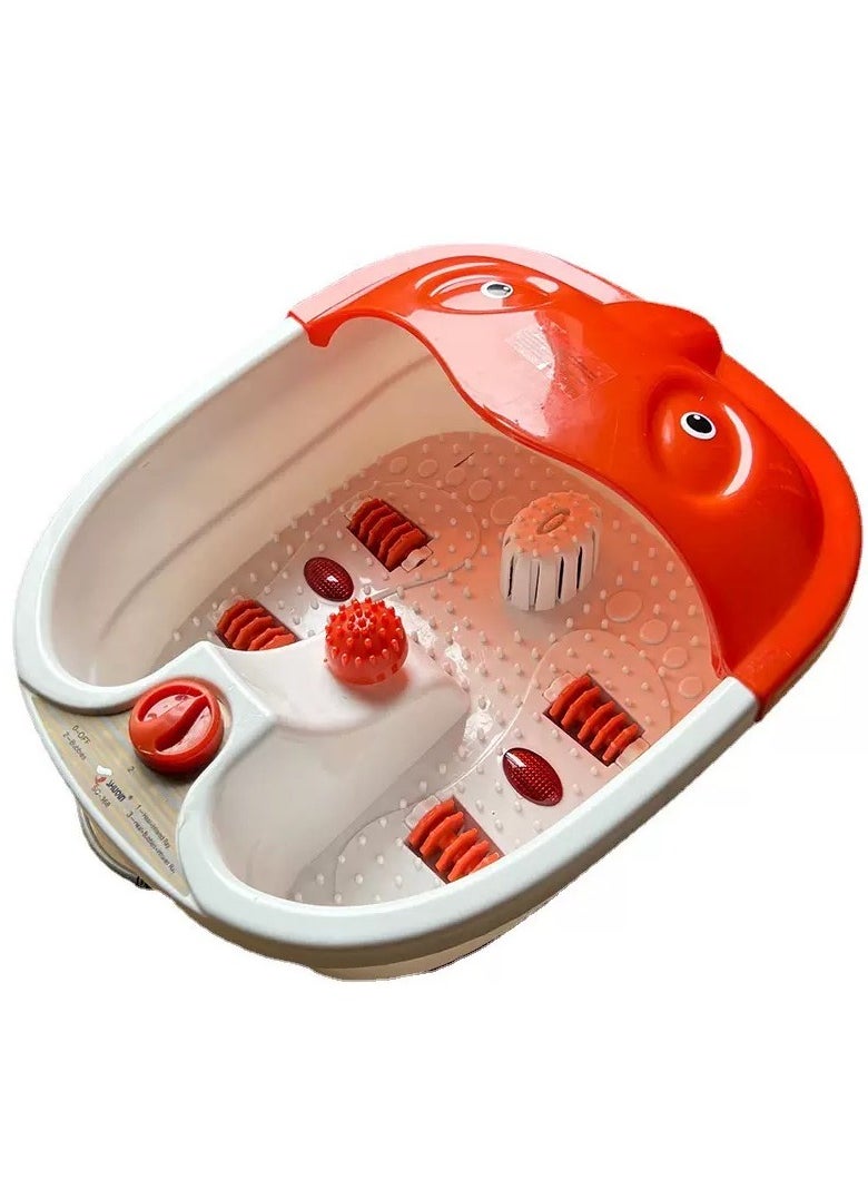 JWSISSIE Foot Spa Bath Massager Machine With Temperature Control Vibration And Bubble Jet  - Image 1