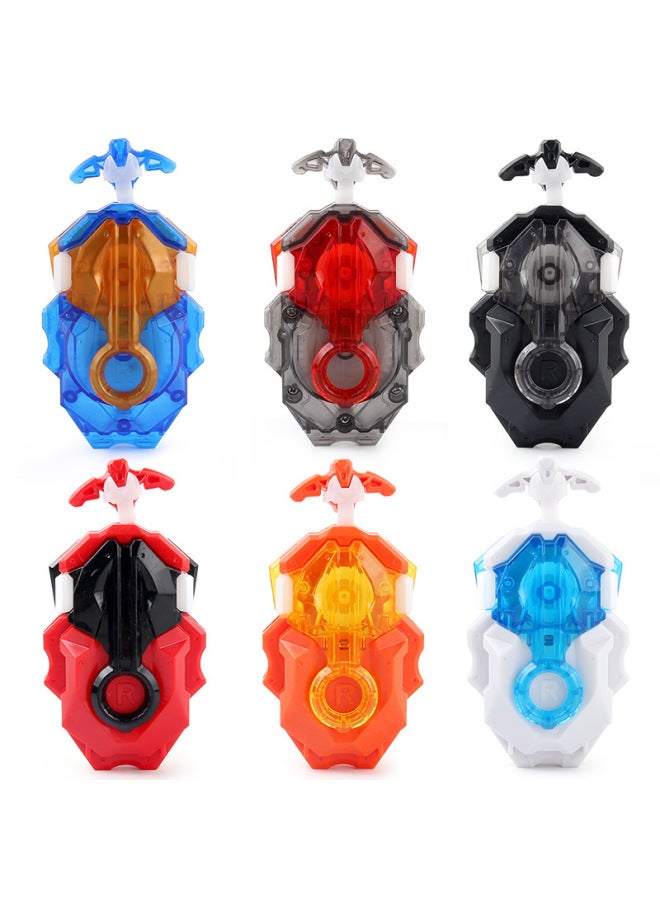 115 Manufacturers Series Burst Gyro Toy Peripheral Accessories B- 184 Double Cable Launcher Handlebars Accessories-Color:Handlebar Blue And White 28g  - Image 3