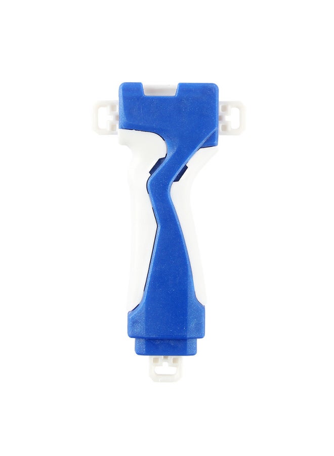 115 Manufacturers Series Burst Gyro Toy Peripheral Accessories B- 184 Double Cable Launcher Handlebars Accessories-Color:Handlebar Blue And White 28g  - Image 1