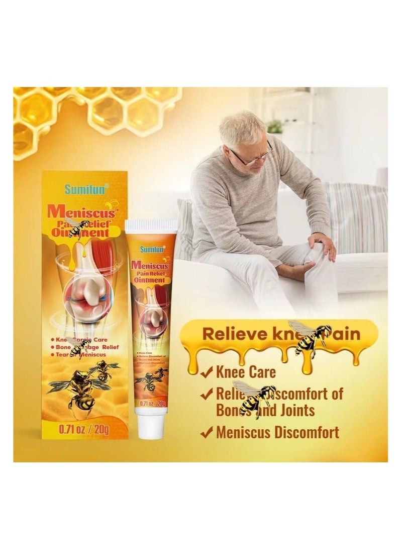 Sumifun Meniscys Pain Relief Ointment for Relieve Sore Joints,Muscles and Joints 20g - Image 3