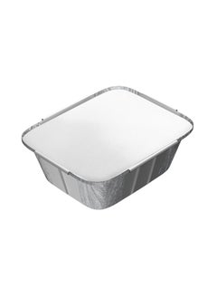 Pack Of 25  Aluminium Food Container With Lid Silver 250ml - pzsku/Z8E9362796BC9135C5284Z/45/_/1637409655/7565d64b-9347-4387-a833-05e1f86da977