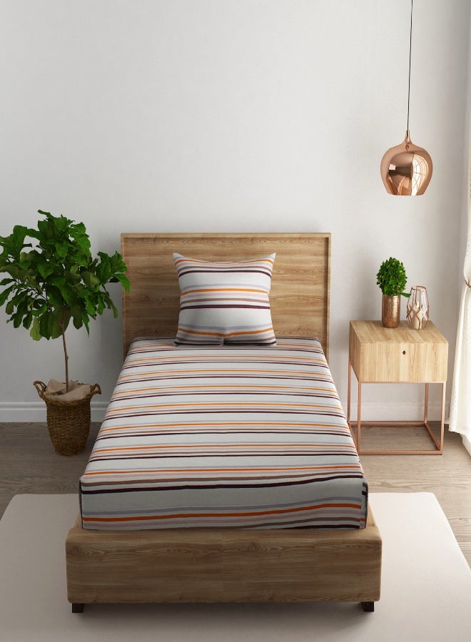 RISHAHOME 2-Piece Single Cotton Bedsheet Set 180 TC – Soft, Breathable with 1 Pillow Cover - Image 2