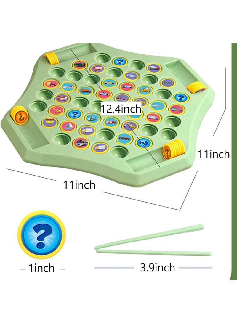 لعبة تطابق شطرنج ملون للذاكرة، لعبة لوحية مرحة، لعبة تفاعلية بين الوالدين والطفل، لعبة ذهنية للاولاد والبنات من سن 3 سنوات فما فوق - Image 3