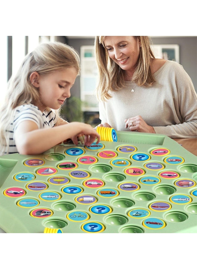 لعبة تطابق شطرنج ملون للذاكرة، لعبة لوحية مرحة، لعبة تفاعلية بين الوالدين والطفل، لعبة ذهنية للاولاد والبنات من سن 3 سنوات فما فوق - Image 5