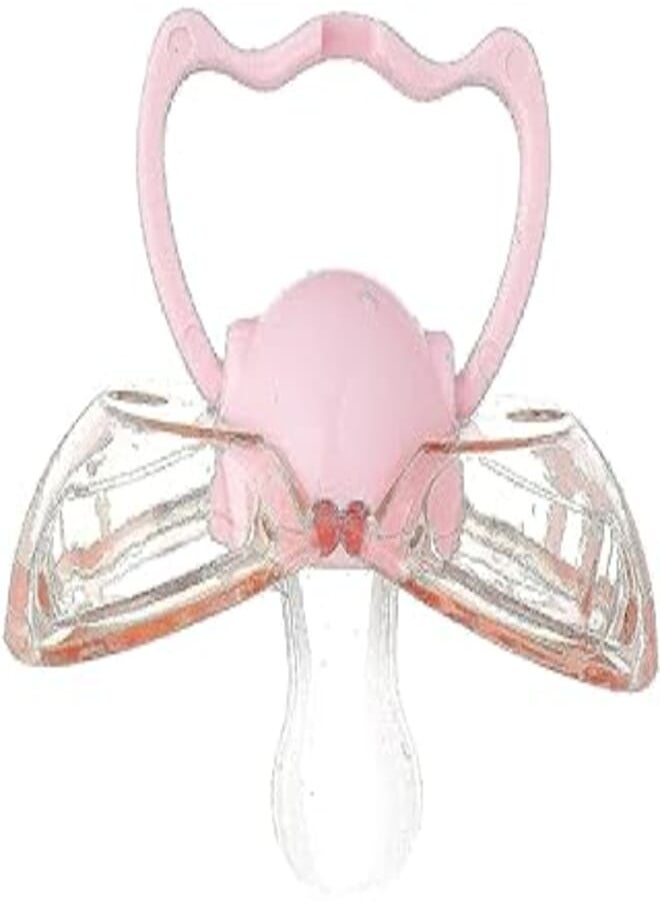 FISH - Little Fish Baby Pacifier with Cover - Pink - Image 1