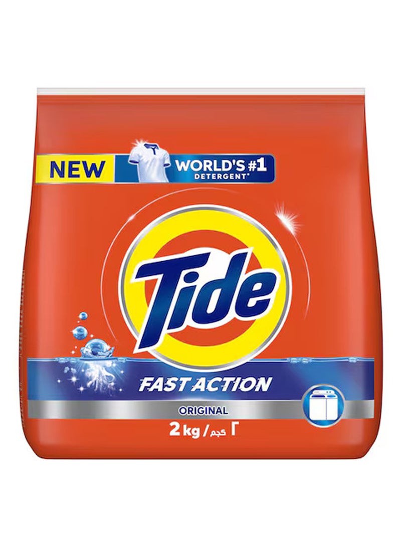 Tide Fast Action Laundry Detergent Powder 2kg