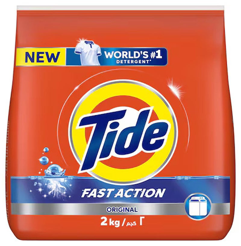 Tide Fast Action Laundry Detergent Powder 2kg