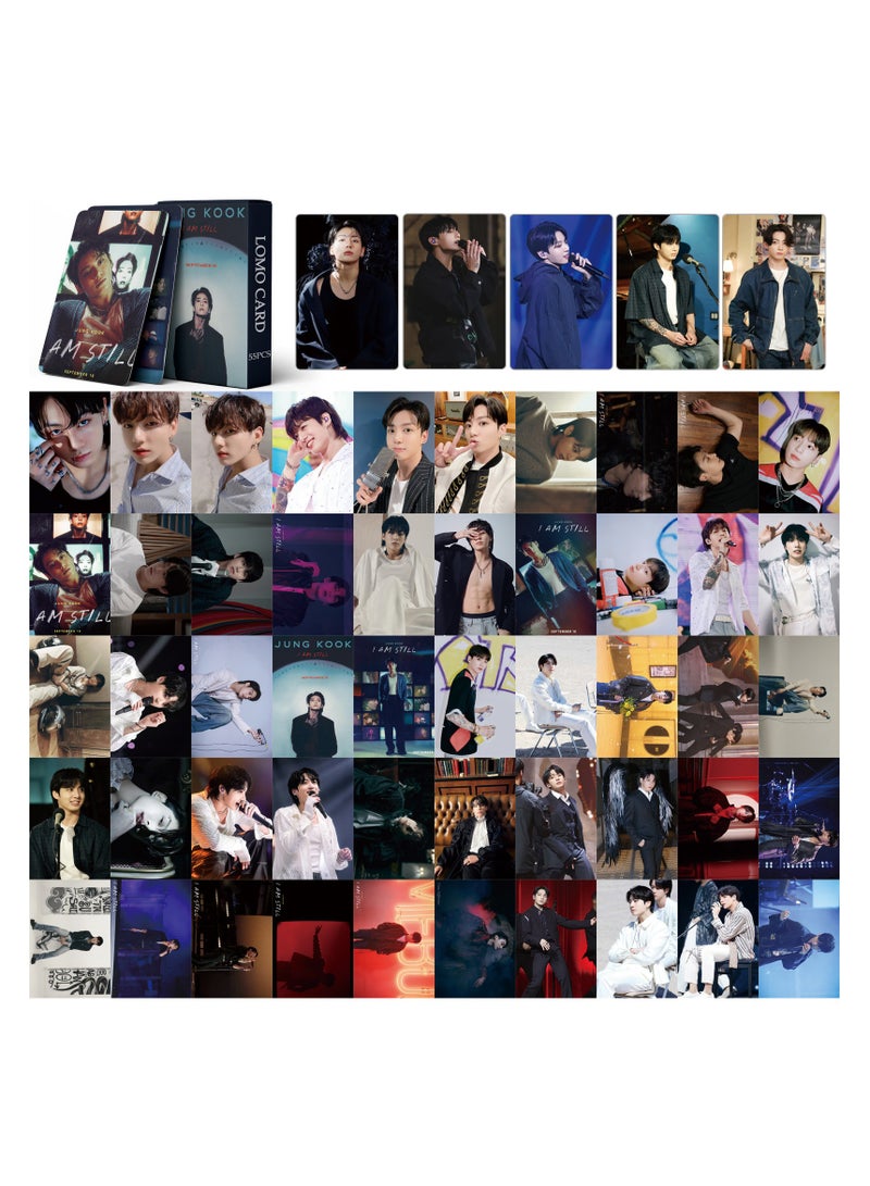 NIBEMINENT 55 Pcs Kpop JUNGKOOK I AM STILL Lomo Cards Card For Fans Collection Gifts - Image 2