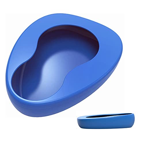LinaLife Firm Thick Bed Pan for Bedridden Patient Heavy Duty PP Bed Pans Stable PP Bedpans for Women & Men Hospital Home Bedpan Emergency Device Smooth for Females Male Bedridden Elderly Patient - Image 1