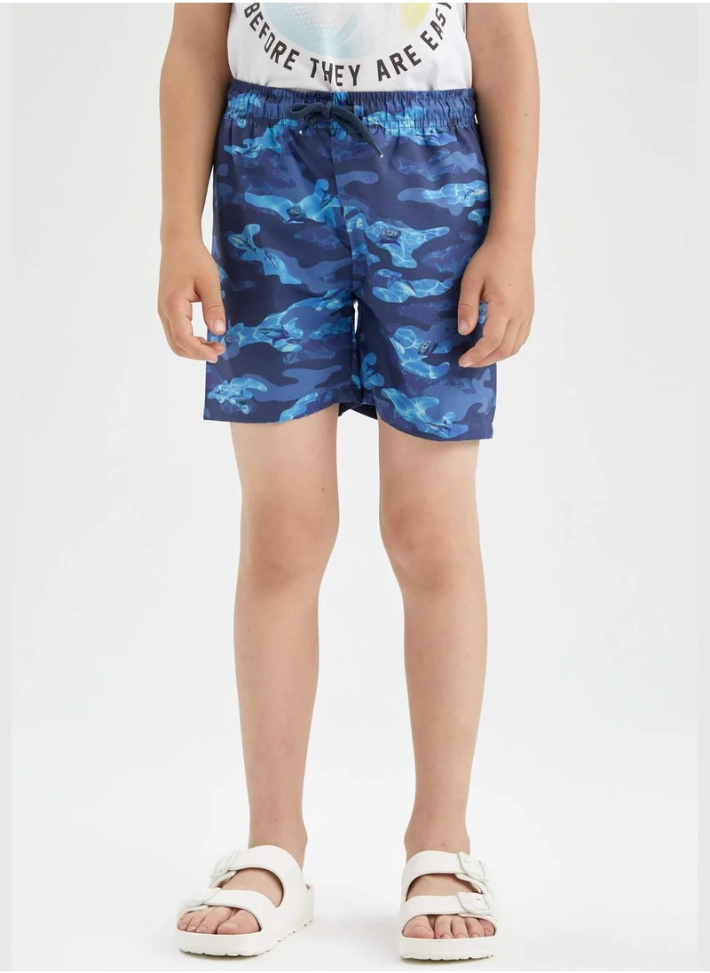 ديفاكتو Sea Print Mini Swimming Short