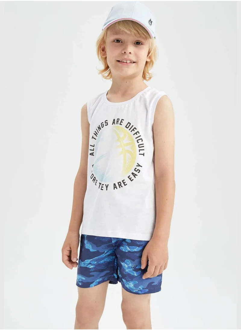 ديفاكتو Sea Print Mini Swimming Short